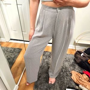 Vintage oversized grey trousers